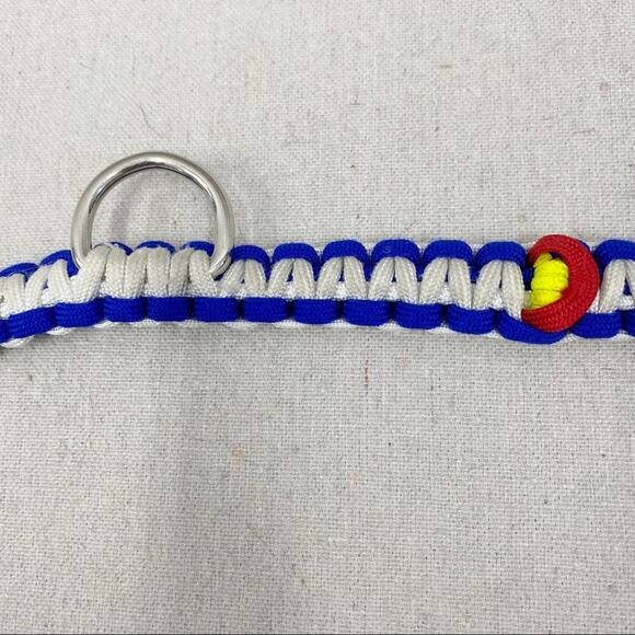 Colorado flag theme ripcord dog collar 14 inches/medium - Picture 12 of 12